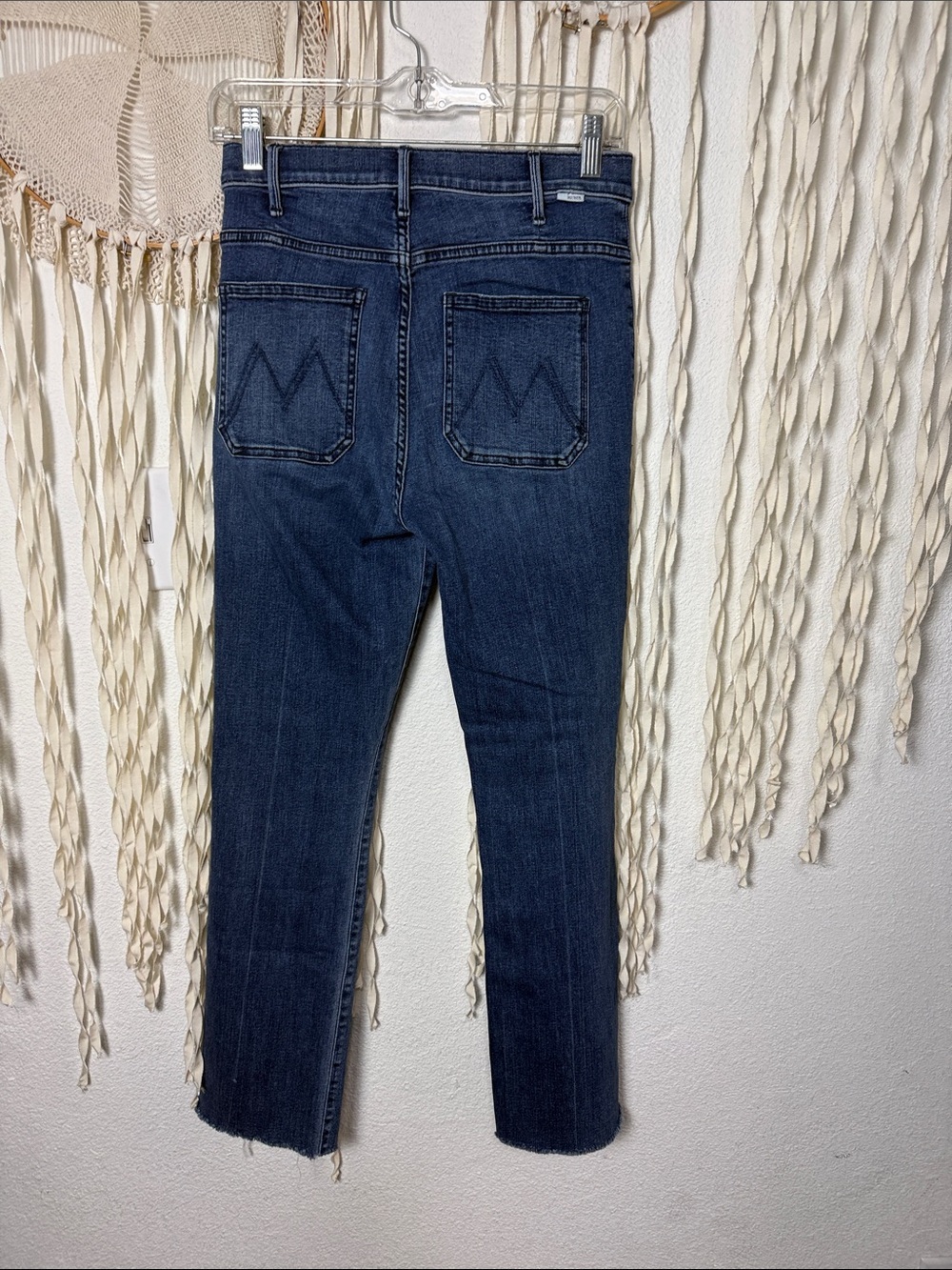 Mother Hustler Roller Patch Pocket Jeans in Out for The Evening Size 26 - Picture 5 of 15
